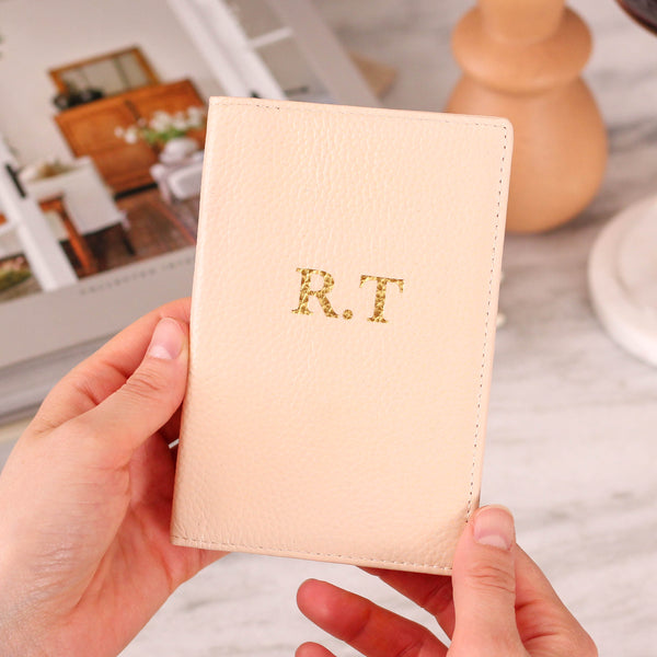 Personalised Hand Foiled Passport Travel Case For Her