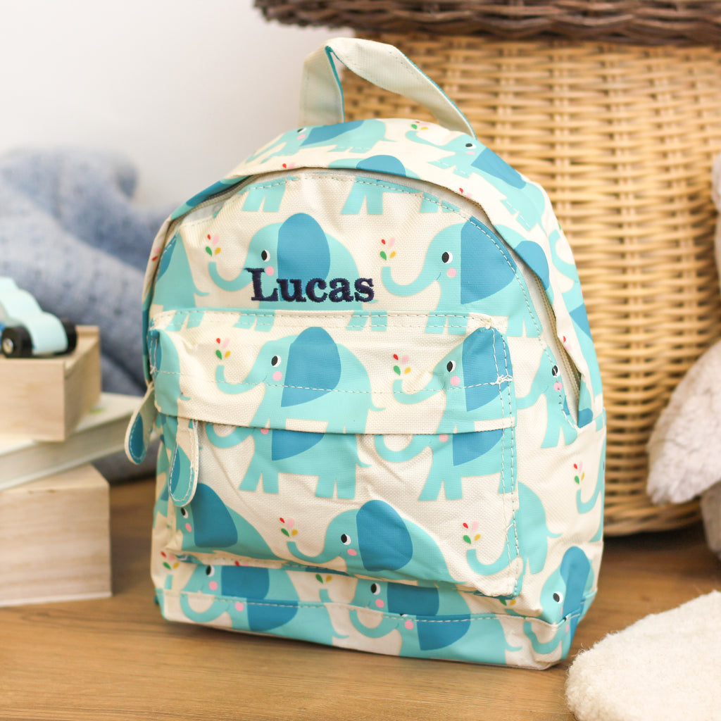 Personalised Elephant Children's School Lunch Bag Gift