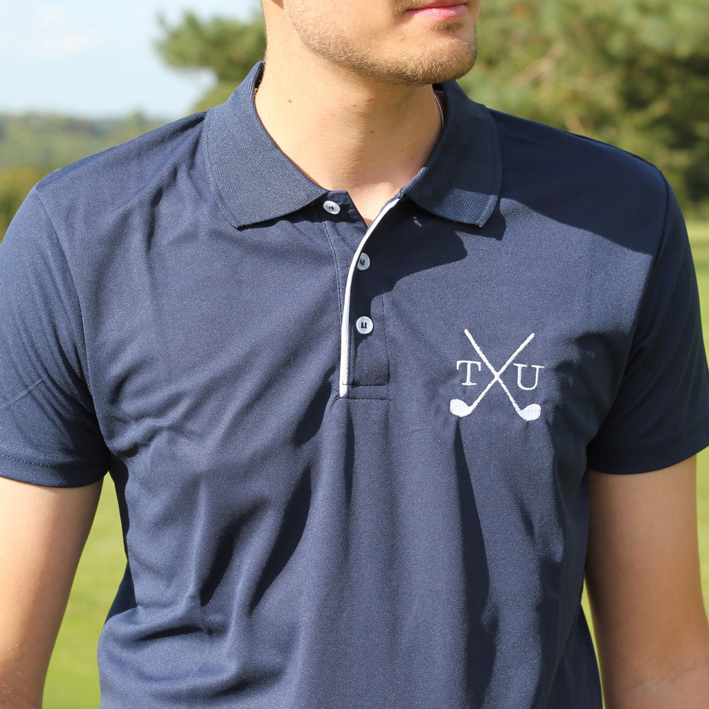Personalised Mens Golf Club Polo Top Gift For Him