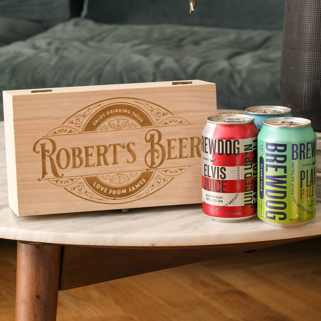 Personalised Pub Sign Beer Box For Him – That's Nice That