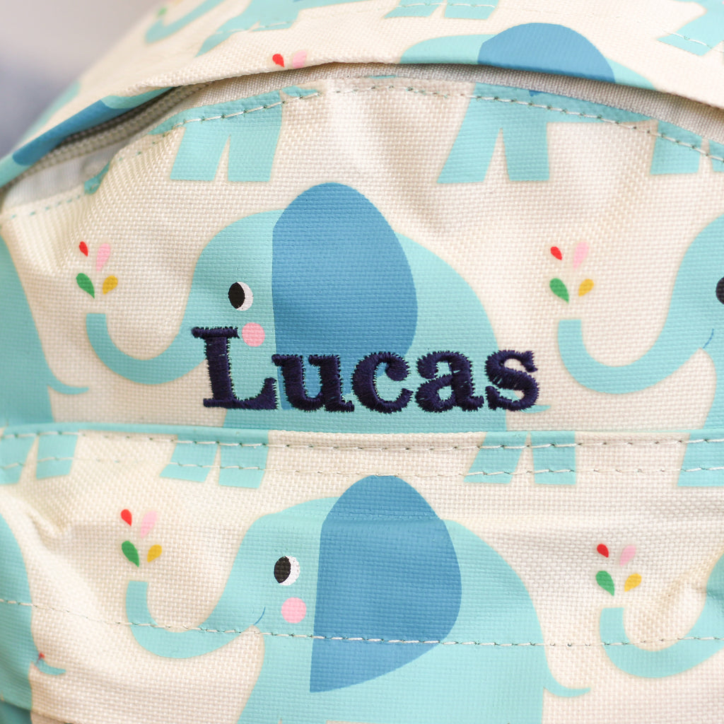 Personalised Elephant Children's School Lunch Bag Gift