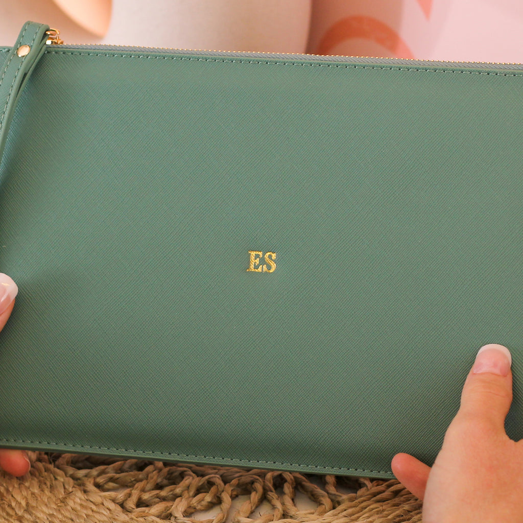 Personalised Summer Holiday Travel Clutch Bag