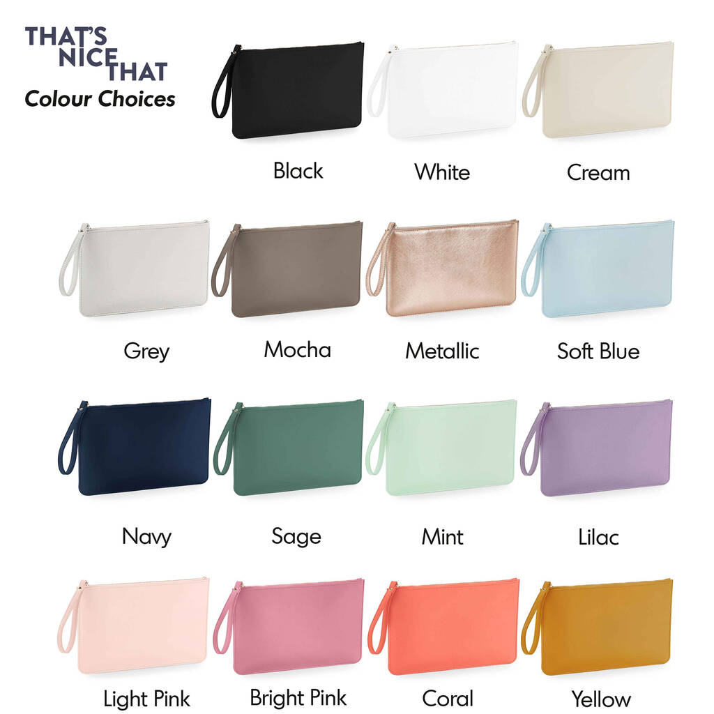 Personalised Clutch Bag Gift For Her Make Up