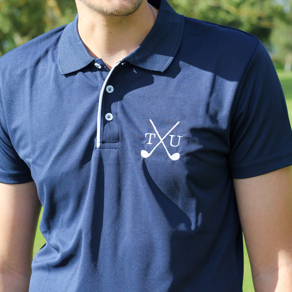 Personalised Mens Golf Club Polo Top Gift For Him
