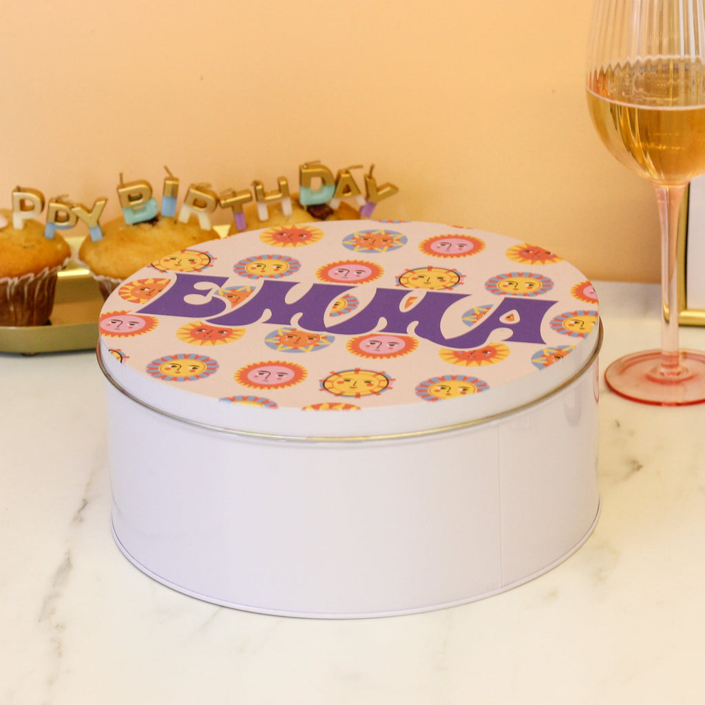 Personalised Faces Cake Tin