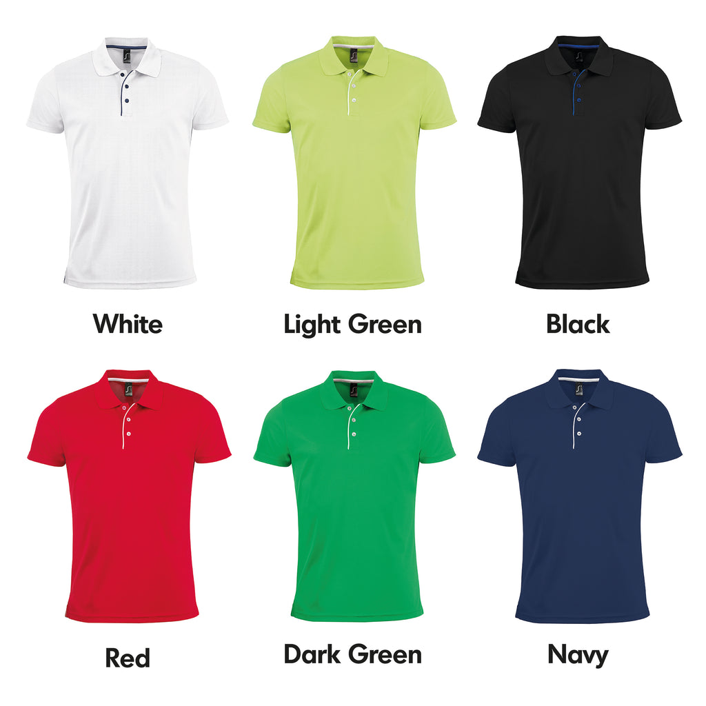 Personalised Mens Golf Club Polo Top Gift For Him