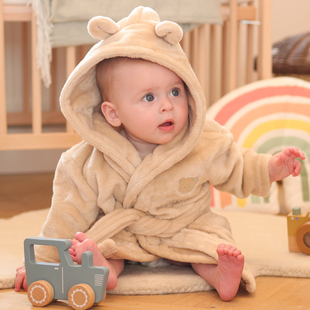 Personalised Dressing Gown Baby Shower Gift New Parents