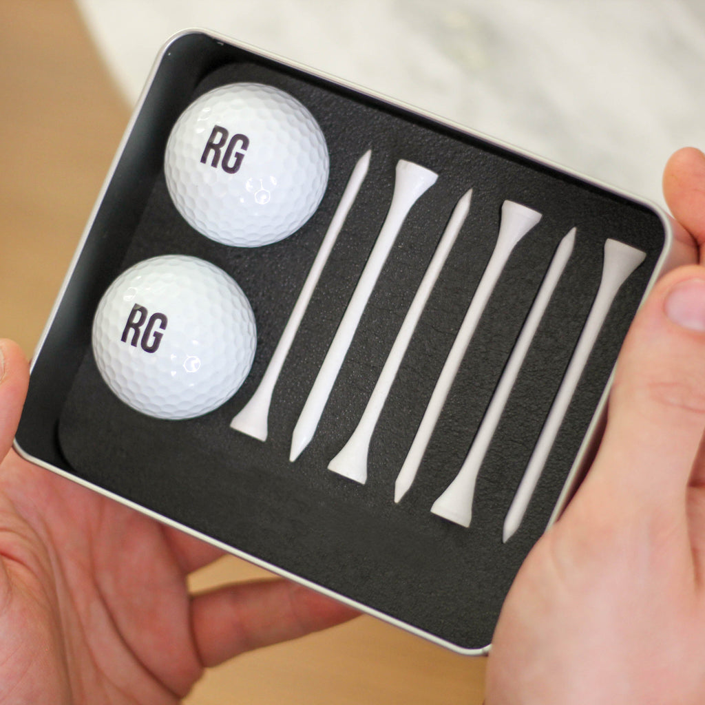 Personalised Golfer Tin Gift Set For Him Or Dad