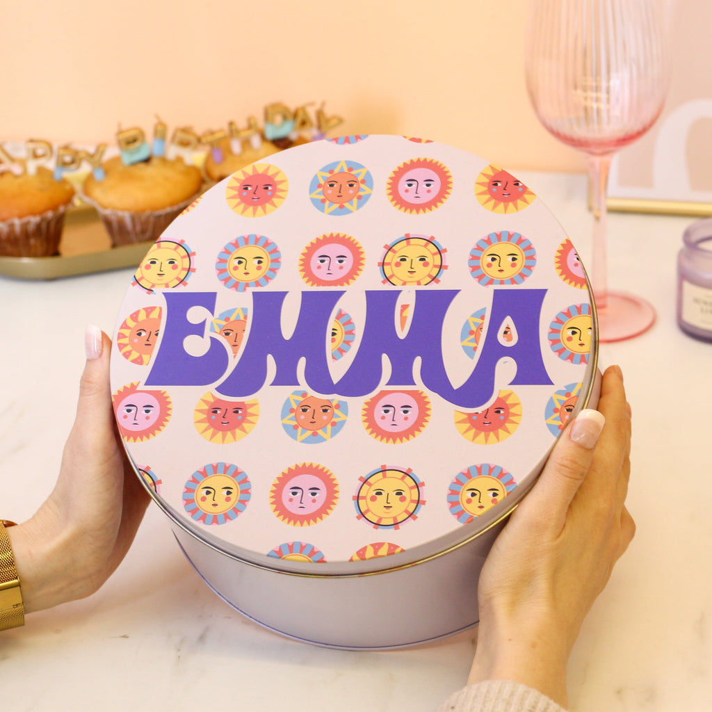 Personalised Faces Cake Tin