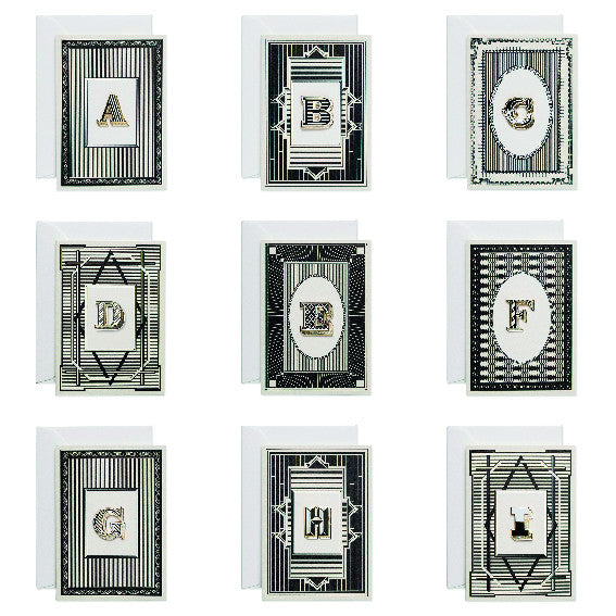 Alphabet Enamel Pin Cards
