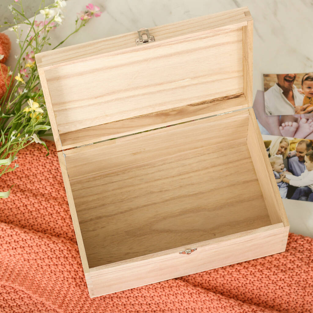 Personalised Floral Keepsake Box