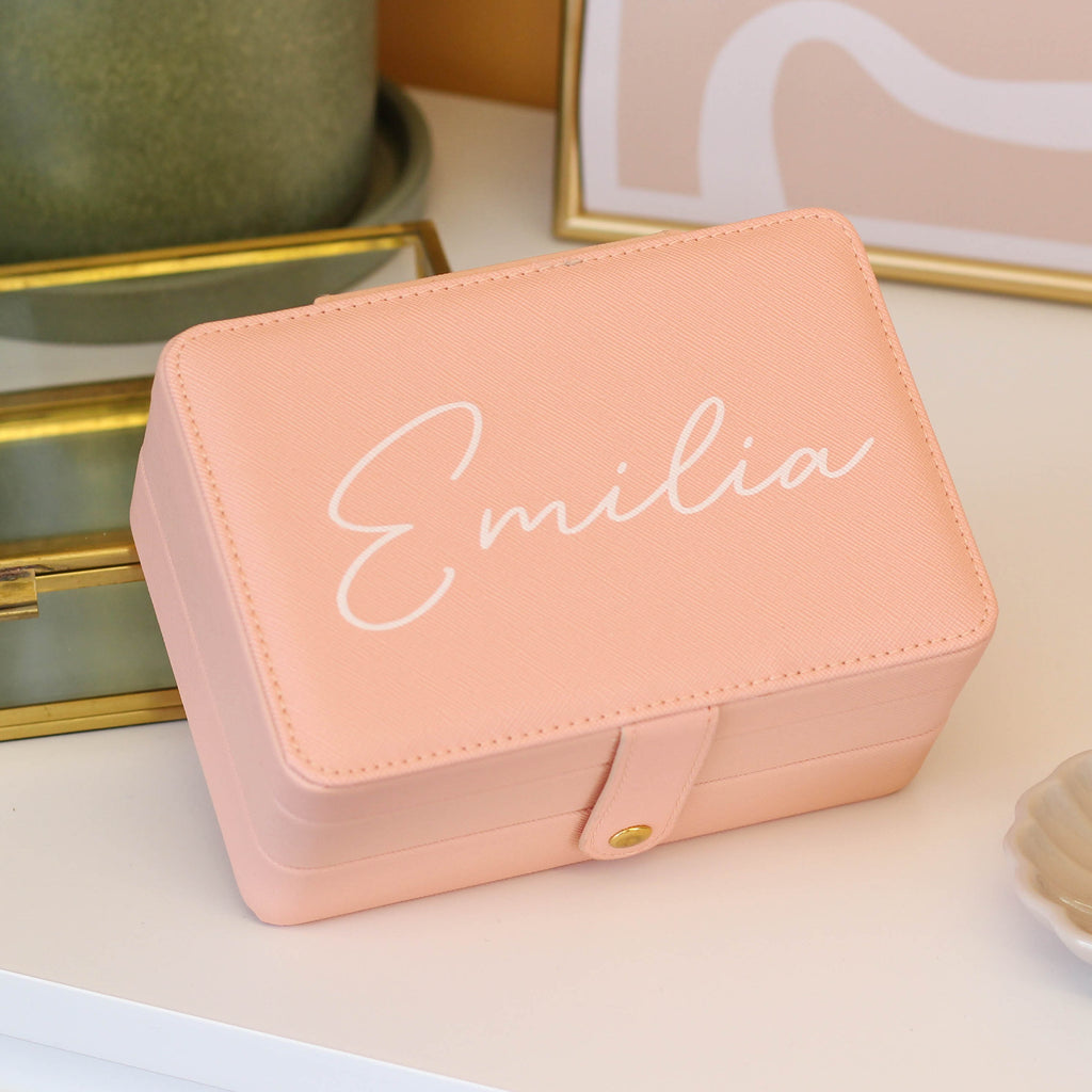 Personalised Script Jewellery Box Drawer Organiser