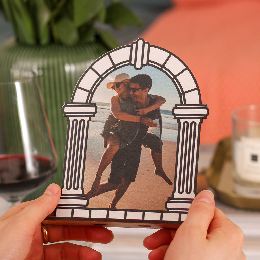 Personalised Greek Style Holiday Picture Photo Frames