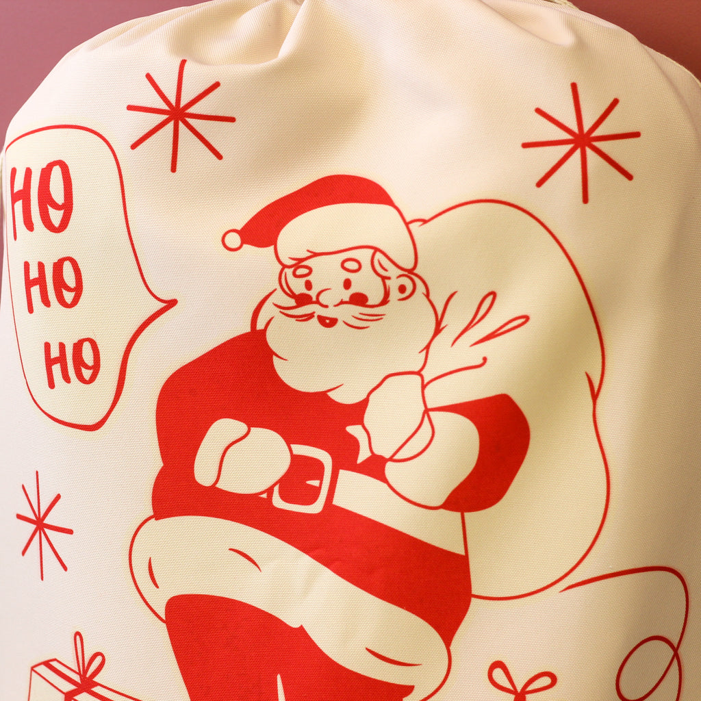 Personalised Red Santa Sack Gift For Kids Christmas Day