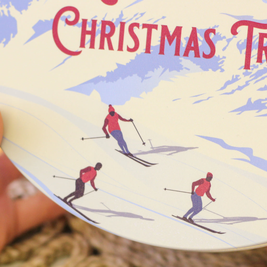 Personalised Skiing Cake Tin