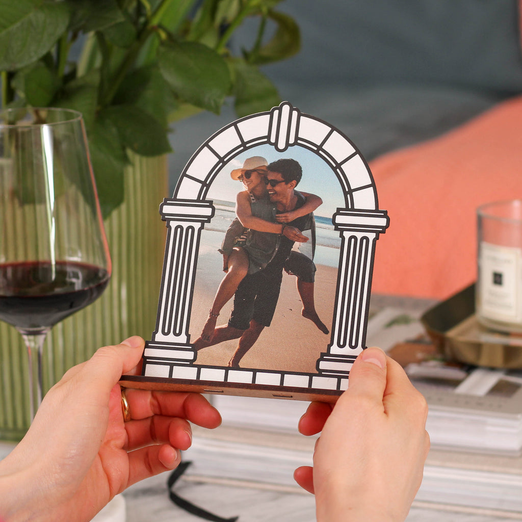 Personalised Greek Style Holiday Picture Photo Frames