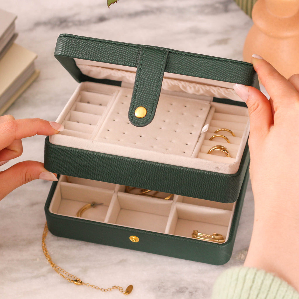 Personalised Initials Large Jewellery Box Gift For Her
