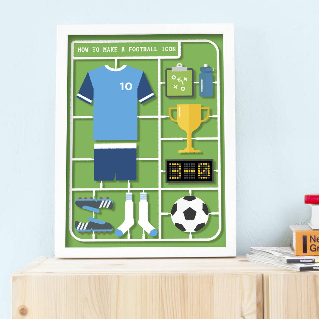 Personalised Airfix Football Print