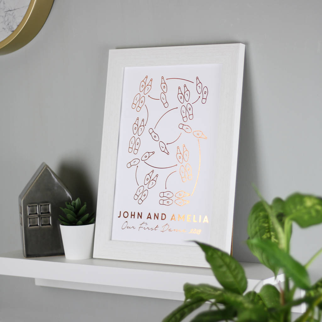 Personalised First Dance Foil Print