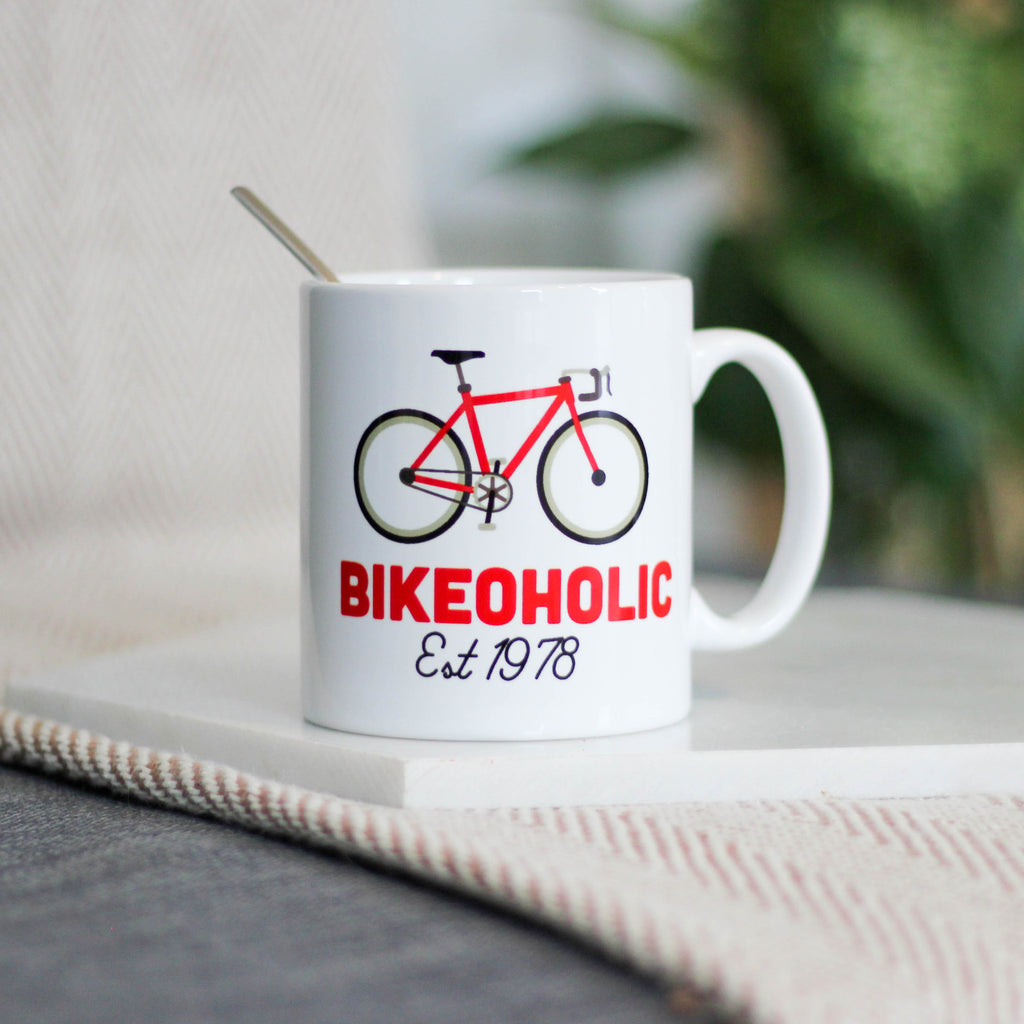 Personalised Bikeoholic Mug