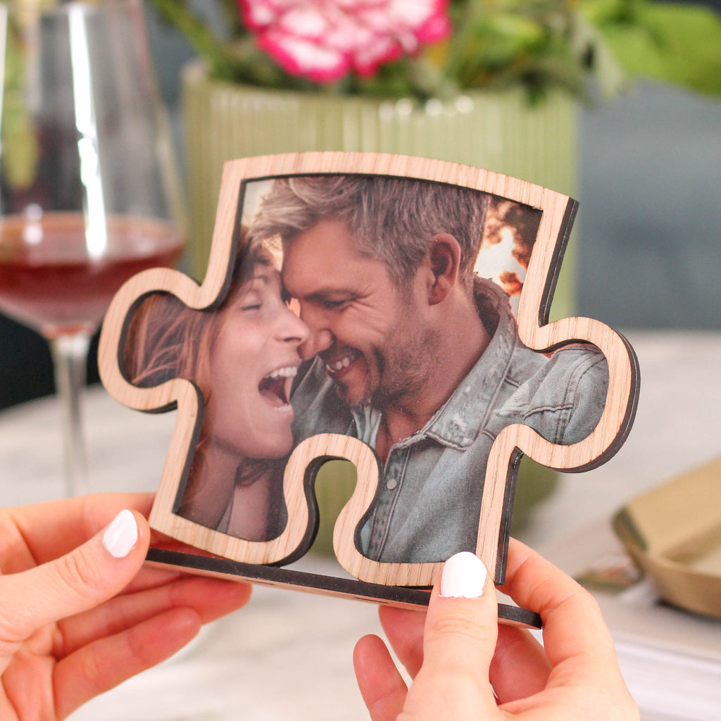 Personalised Jigsaw Picture Frame Wedding Gift