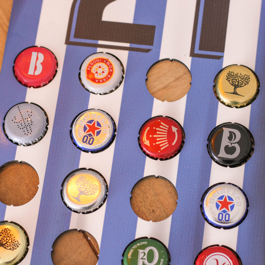 Personalised Football Shirt Beer Cap Collector Gift