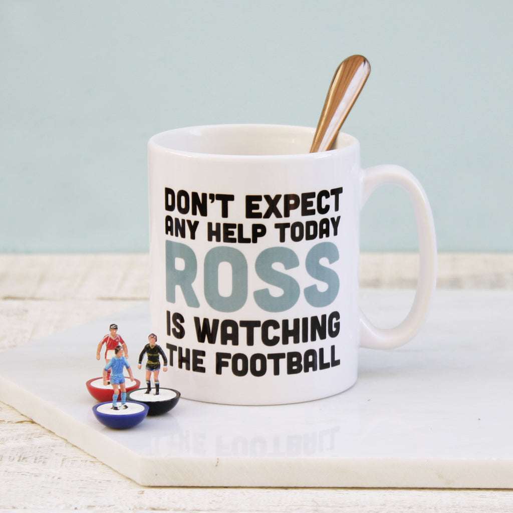 Personalised 'Don't Expect Any Help' Mug