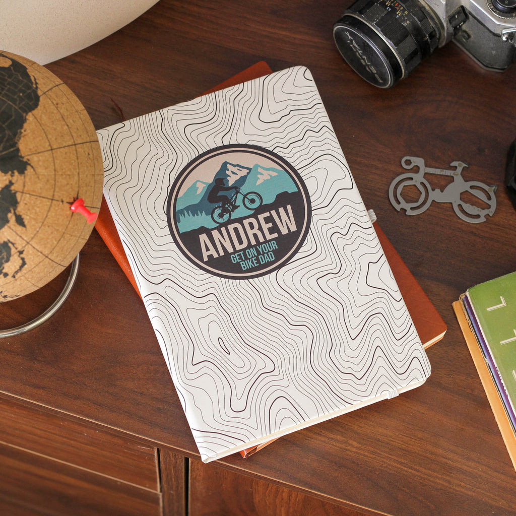 Mountain Bike Personalised Travel Notebook