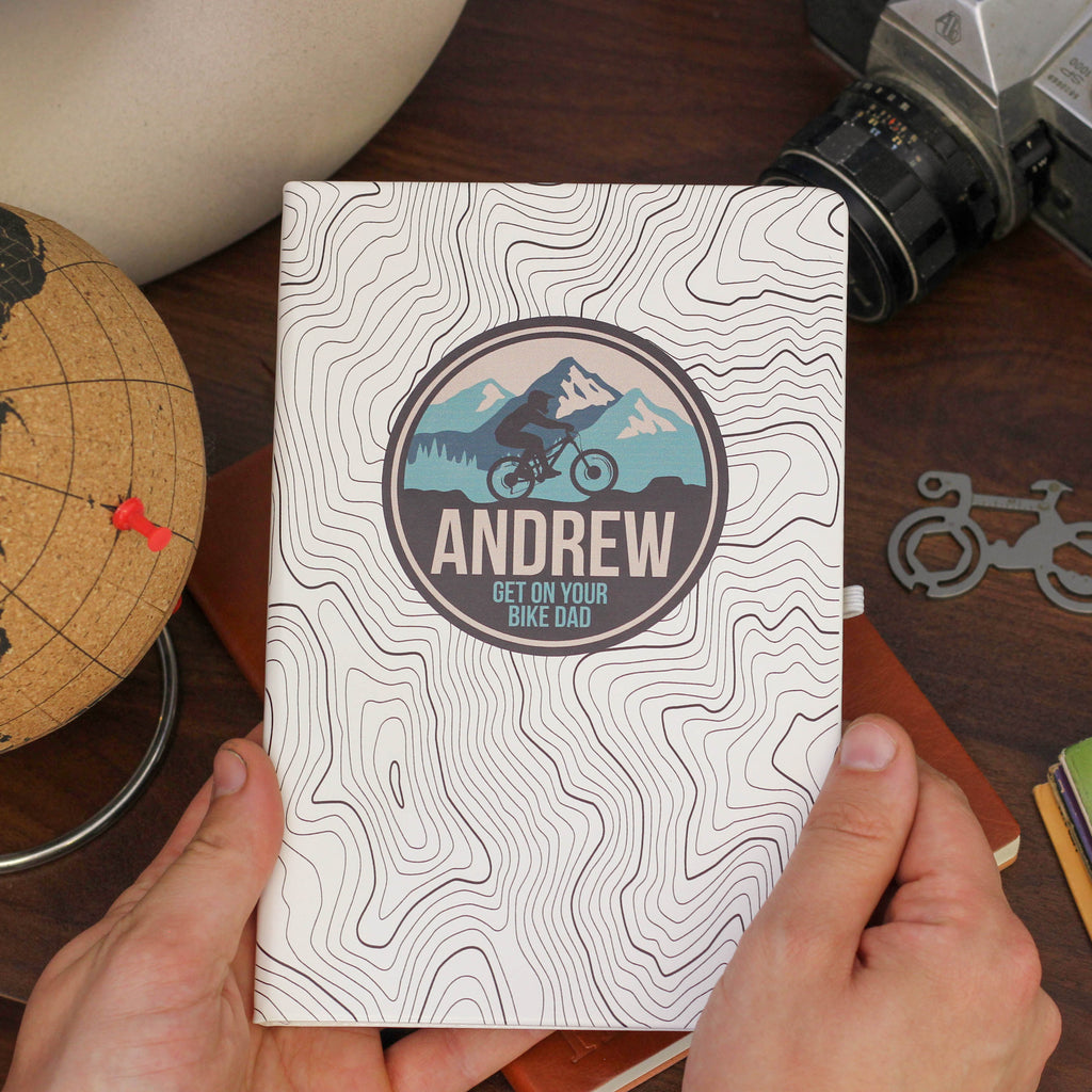 Mountain Bike Personalised Travel Notebook