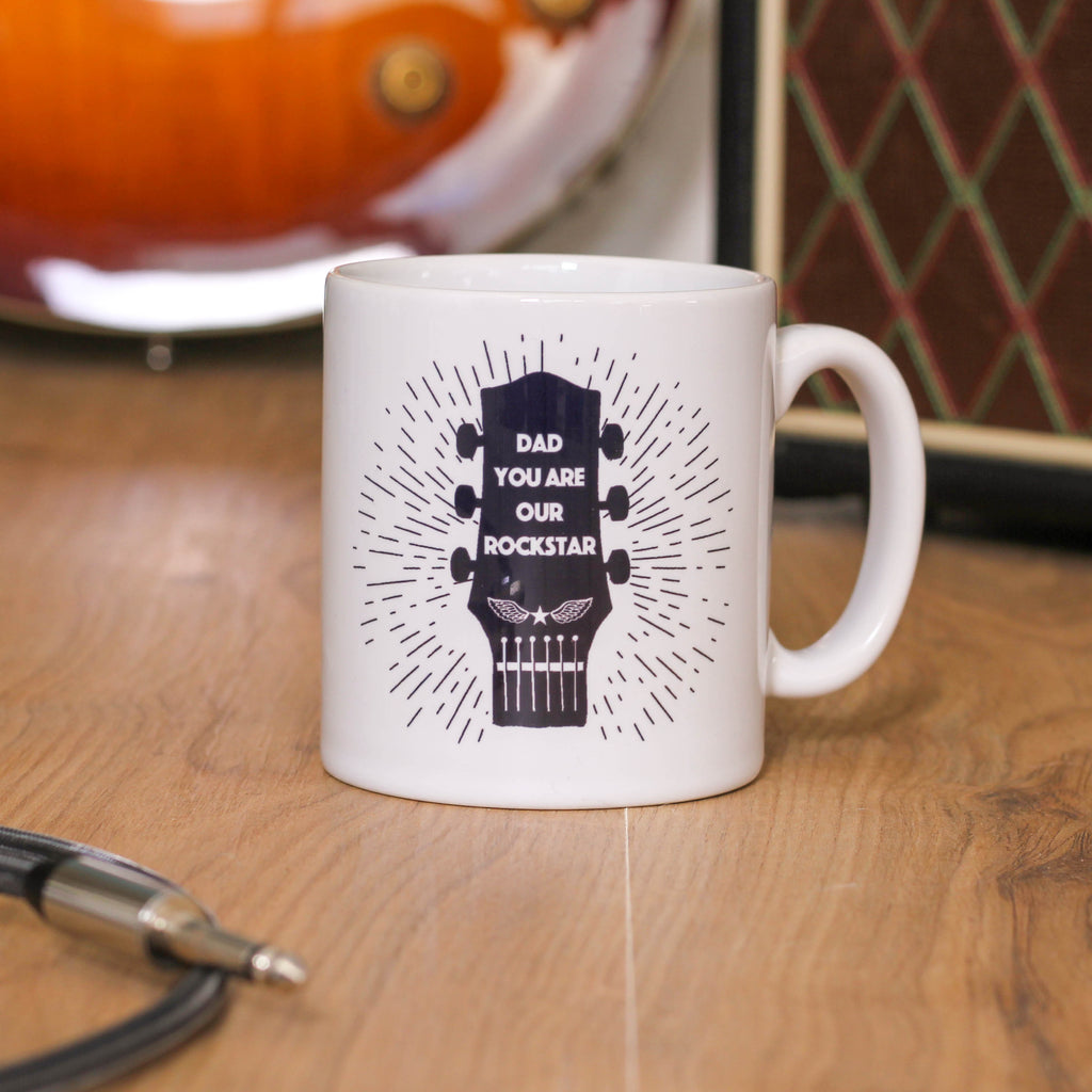 Personalised Rockstar Guitar Mug Gift For The Home