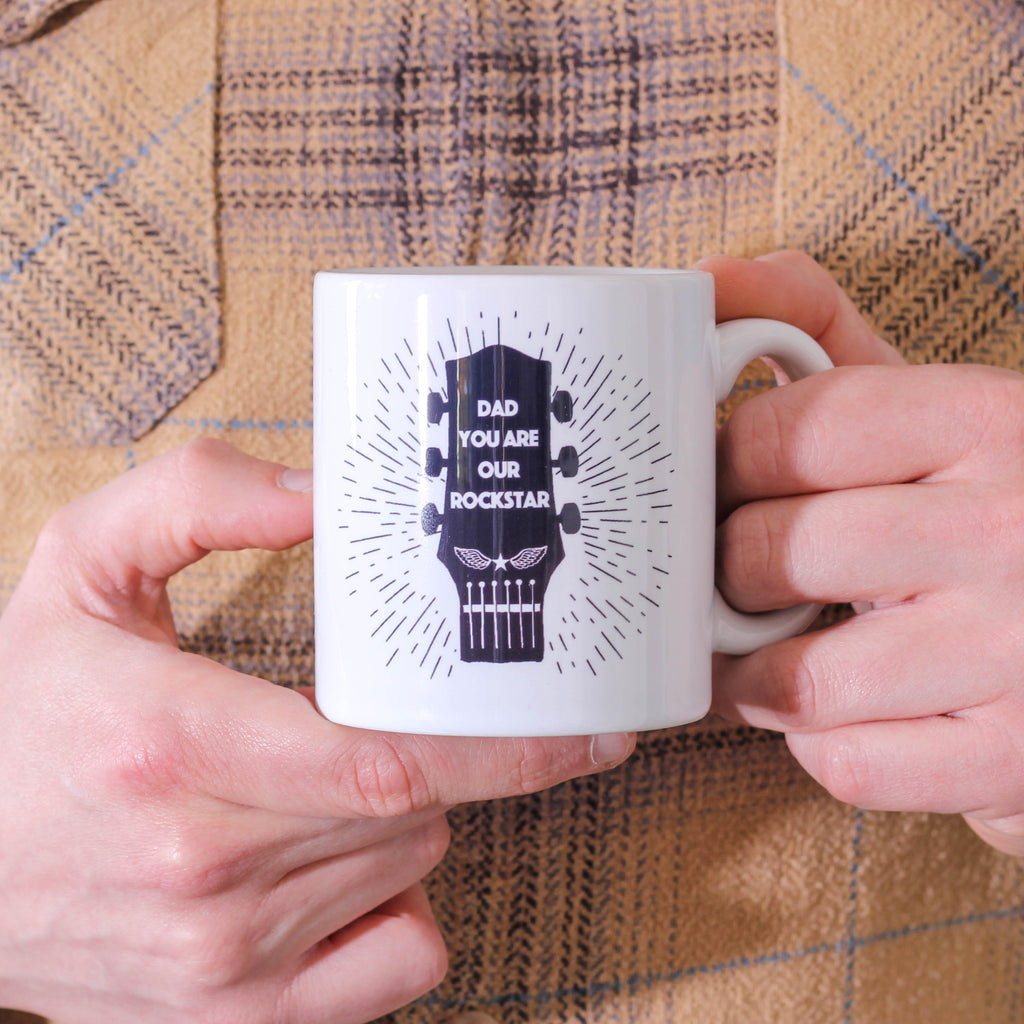 Personalised Rockstar Guitar Mug Gift For The Home