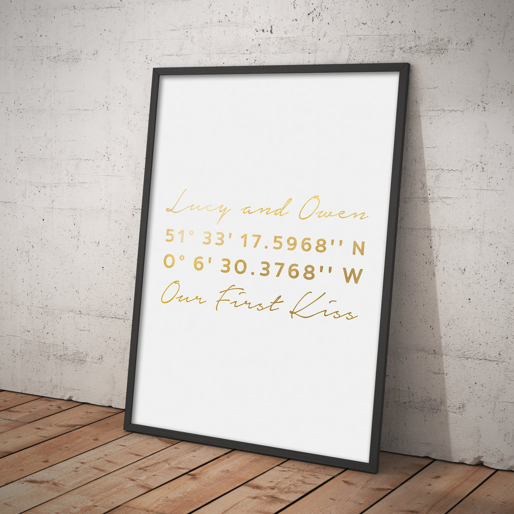 Personalised Metallic Co Ordinates Print