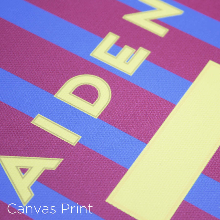 Personalised Football Shirt Print