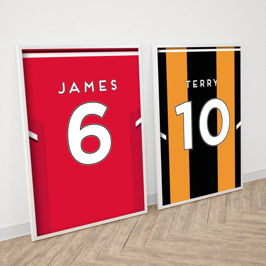 Personalised Football Shirt Print